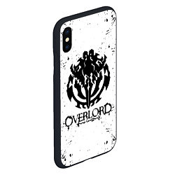 Чехол iPhone XS Max матовый OVERLORD паттерн, цвет: 3D-черный — фото 2