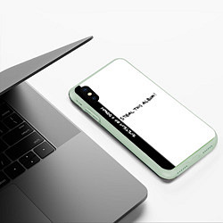 Чехол iPhone XS Max матовый System of a Down - Steal This Album!, цвет: 3D-салатовый — фото 2