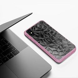 Чехол iPhone XS Max матовый Pattern 2022 vanguard, цвет: 3D-розовый — фото 2