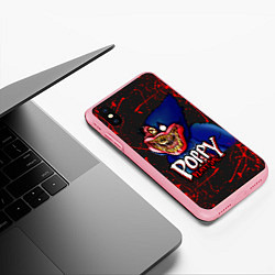 Чехол iPhone XS Max матовый Poppy Playtime: Blood Rage, цвет: 3D-баблгам — фото 2