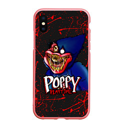 Чехол iPhone XS Max матовый Poppy Playtime: Blood Rage