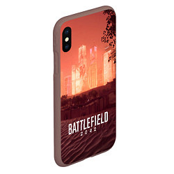Чехол iPhone XS Max матовый Battlefield 2042 - Песочные часы, цвет: 3D-коричневый — фото 2