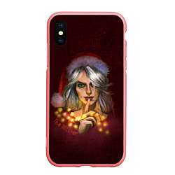 Чехол iPhone XS Max матовый Цирилла The Witcher, цвет: 3D-баблгам