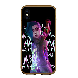 Чехол iPhone XS Max матовый Jinx Arcane