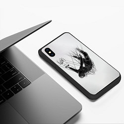 Чехол iPhone XS Max матовый The Nothing - Korn, цвет: 3D-черный — фото 2