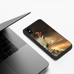 Чехол iPhone XS Max матовый Follow the Leader - Korn, цвет: 3D-черный — фото 2