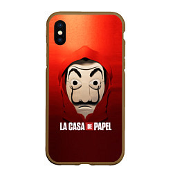 Чехол iPhone XS Max матовый СЕРИАЛ БУМАЖНЫЙ ДОМ LA CASA DE PAPEL