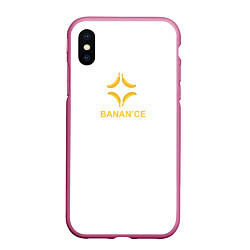 Чехол iPhone XS Max матовый Crypto banana