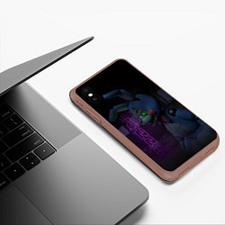 Чехол iPhone XS Max матовый BONNIE BROKEN, цвет: 3D-коричневый — фото 2