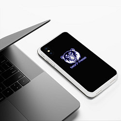 Чехол iPhone XS Max матовый Bears mood, цвет: 3D-белый — фото 2