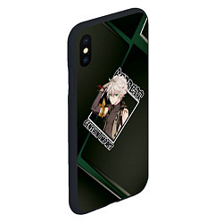 Чехол iPhone XS Max матовый Беннетт Bennett, Genshin Impact, цвет: 3D-черный — фото 2