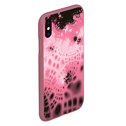 Чехол iPhone XS Max матовый Коллекция Journey Розовый 588-4-pink, цвет: 3D-малиновый — фото 2