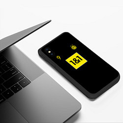 Чехол iPhone XS Max матовый Haaland 9 - Borussia Dortmund, цвет: 3D-черный — фото 2