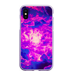 Чехол iPhone XS Max матовый ВЕЧНЫЙ РАЙ, цвет: 3D-светло-сиреневый