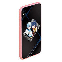 Чехол iPhone XS Max матовый Сян Лин и Чун Юнь пейринг, цвет: 3D-баблгам — фото 2