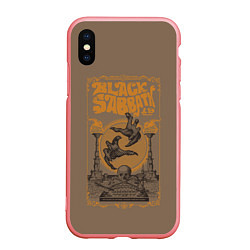 Чехол iPhone XS Max матовый Black Sabbat Tour, цвет: 3D-баблгам