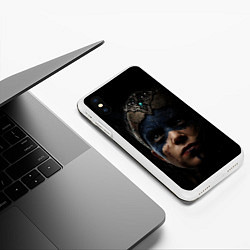 Чехол iPhone XS Max матовый Hellblade 2022, цвет: 3D-белый — фото 2