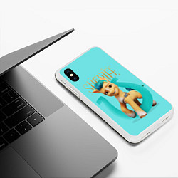 Чехол iPhone XS Max матовый Hitch Trailblazer, цвет: 3D-белый — фото 2