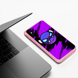 Чехол iPhone XS Max матовый Geometry Dash game - Геометри Дэш, цвет: 3D-баблгам — фото 2