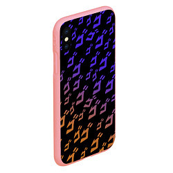 Чехол iPhone XS Max матовый JOJOS BIZARRE ADVENTURE PATTERN, цвет: 3D-баблгам — фото 2