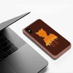 Чехол iPhone XS Max матовый ГОРО ГЕНШИН ИМПАКТ GORO, цвет: 3D-коричневый — фото 2