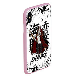 Чехол iPhone XS Max матовый SHANKS ONE PIECE, цвет: 3D-розовый — фото 2