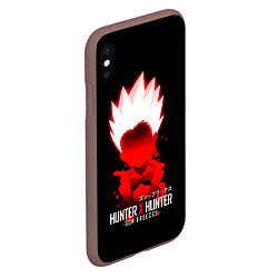 Чехол iPhone XS Max матовый Hunter x Hunter - Gon Furikusu, цвет: 3D-коричневый — фото 2