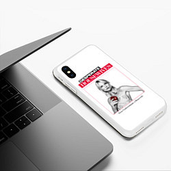 Чехол iPhone XS Max матовый Desperate Housewives - Nicolette Sheridan, цвет: 3D-белый — фото 2