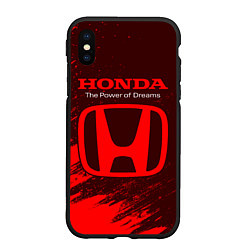 Чехол iPhone XS Max матовый HONDA DREAMS Краски