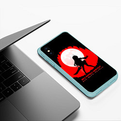 Чехол iPhone XS Max матовый Эрис Борей Грейрат - Реинкарнация безработного, цвет: 3D-мятный — фото 2