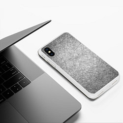 Чехол iPhone XS Max матовый Коллекция Get inspired! Абстракция Fl-158, цвет: 3D-белый — фото 2