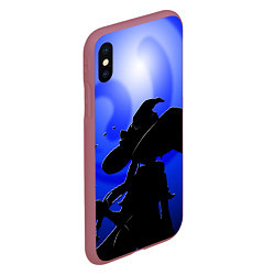 Чехол iPhone XS Max матовый МОНА АСТРОЛОГ MONA ГЕНШИН ИМПАКТ, цвет: 3D-малиновый — фото 2