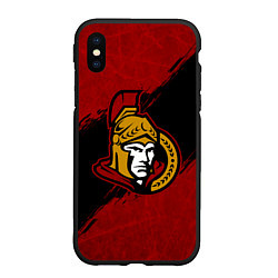 Чехол iPhone XS Max матовый Оттава Сенаторз , Ottawa Senators