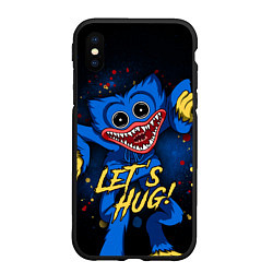 Чехол iPhone XS Max матовый Хагги Вагги - Lets Hug! Poppy Playtime