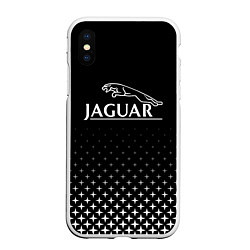 Чехол iPhone XS Max матовый Jaguar, Ягуар Здезды