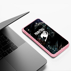 Чехол iPhone XS Max матовый Fairy tail хвост феи, цвет: 3D-баблгам — фото 2