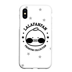 Чехол iPhone XS Max матовый LALAFANFAN PREMIUM