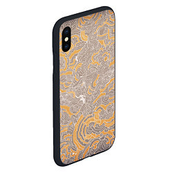 Чехол iPhone XS Max матовый Небесная механика, цвет: 3D-черный — фото 2