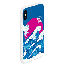 Чехол iPhone XS Max матовый Kisatsutai - корпус бойни демонов, цвет: 3D-белый — фото 2