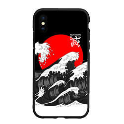Чехол iPhone XS Max матовый Kisatsutai - Корпус бойни демонов, цвет: 3D-черный