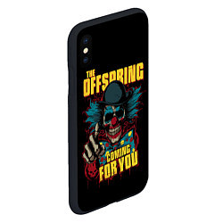 Чехол iPhone XS Max матовый The Offspring рок, цвет: 3D-черный — фото 2