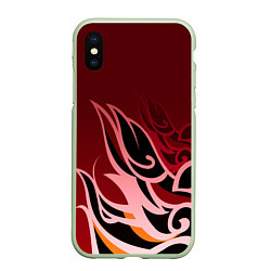 Чехол iPhone XS Max матовый ТОМА GENSHIN IMPACT, цвет: 3D-салатовый