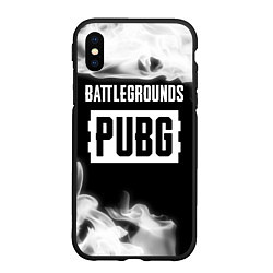 Чехол iPhone XS Max матовый ПАБГ: БАТЛГРАУНД PUBG Fire