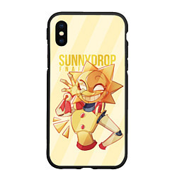 Чехол iPhone XS Max матовый Sunnydrop fnaf, цвет: 3D-черный