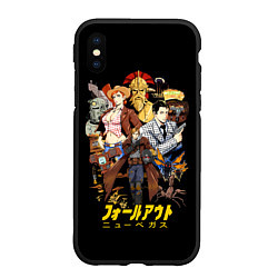 Чехол iPhone XS Max матовый Fallout - poster, цвет: 3D-черный