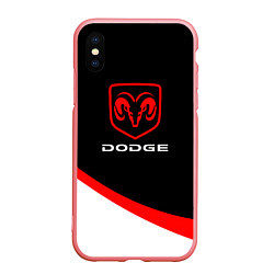 Чехол iPhone XS Max матовый DODGE SPORT