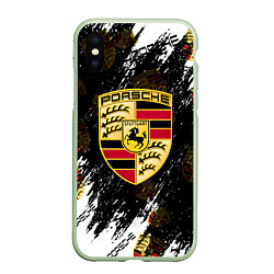 Чехол iPhone XS Max матовый Porsche порше sport