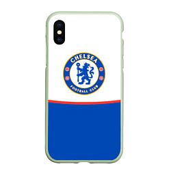 Чехол iPhone XS Max матовый Chelsea челси, цвет: 3D-салатовый