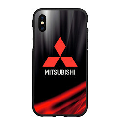 Чехол iPhone XS Max матовый Mitsubishi митсубиси sport