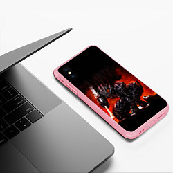 Чехол iPhone XS Max матовый ГАТС В ДОСПЕХАХ БЕРСЕРК, цвет: 3D-баблгам — фото 2